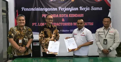 Expanding the Refractory Market in Southeast Sulawesi Loka Refractories signed a Cooperation Agreement with Perumda of Kendari City