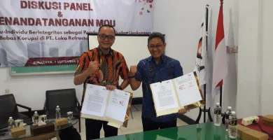 Loka Refractories Signed an MoU with KAD Jatim Preventing Acts of Corruption in the Companys Internal Environment